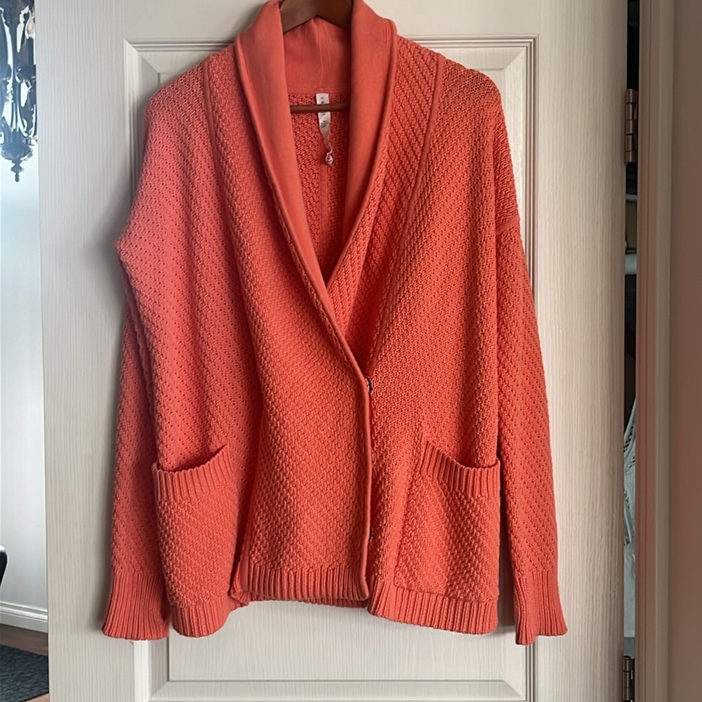 Lululemon Post Practice 100% cotton sweater. Great condition.  Super soft